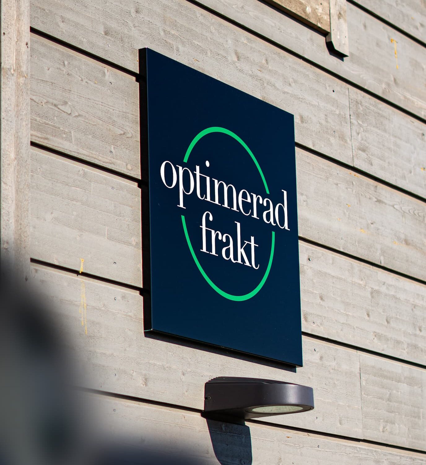 Optimerad Frakts skylt - foto av Ebit